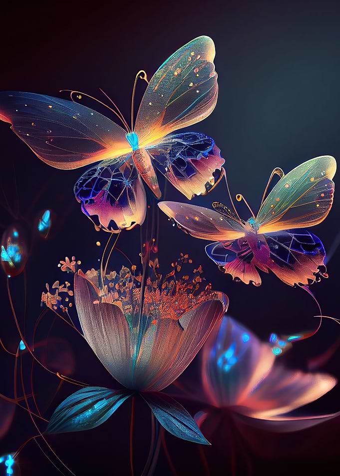 Butterfly colorful
