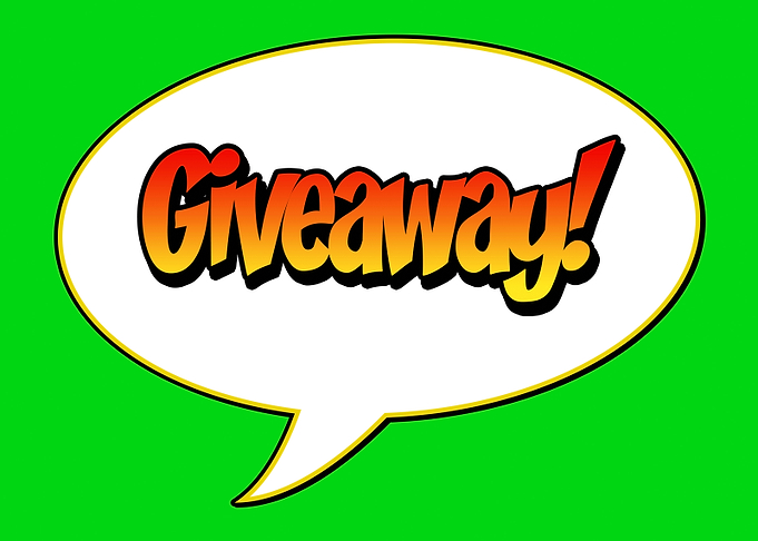 Comic book speech giveaway
