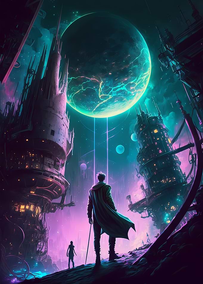 Cyberpunk Steampunk Neon