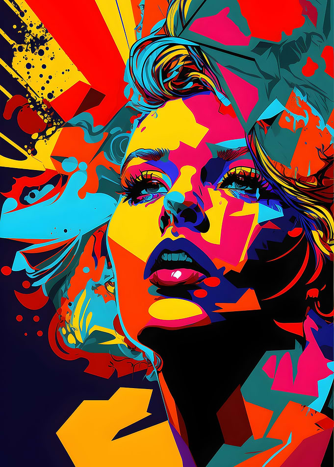 Abstract Pop Art