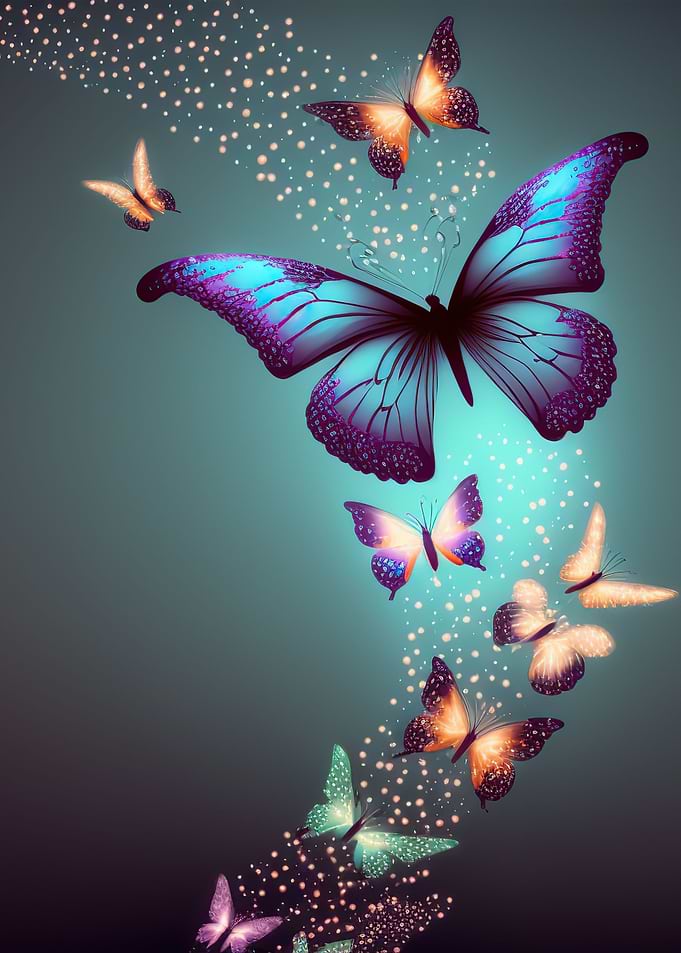 Butterfly colorful