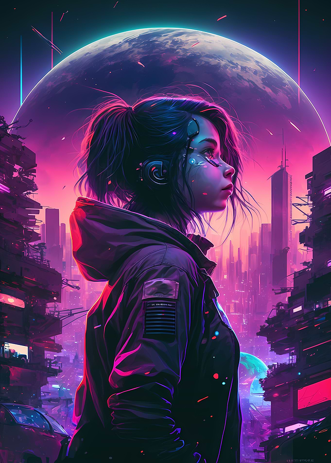 Cyberpunk Steampunk Neon