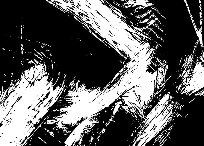 Black and White Abstract