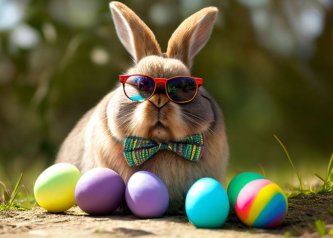 funny bunny Easter