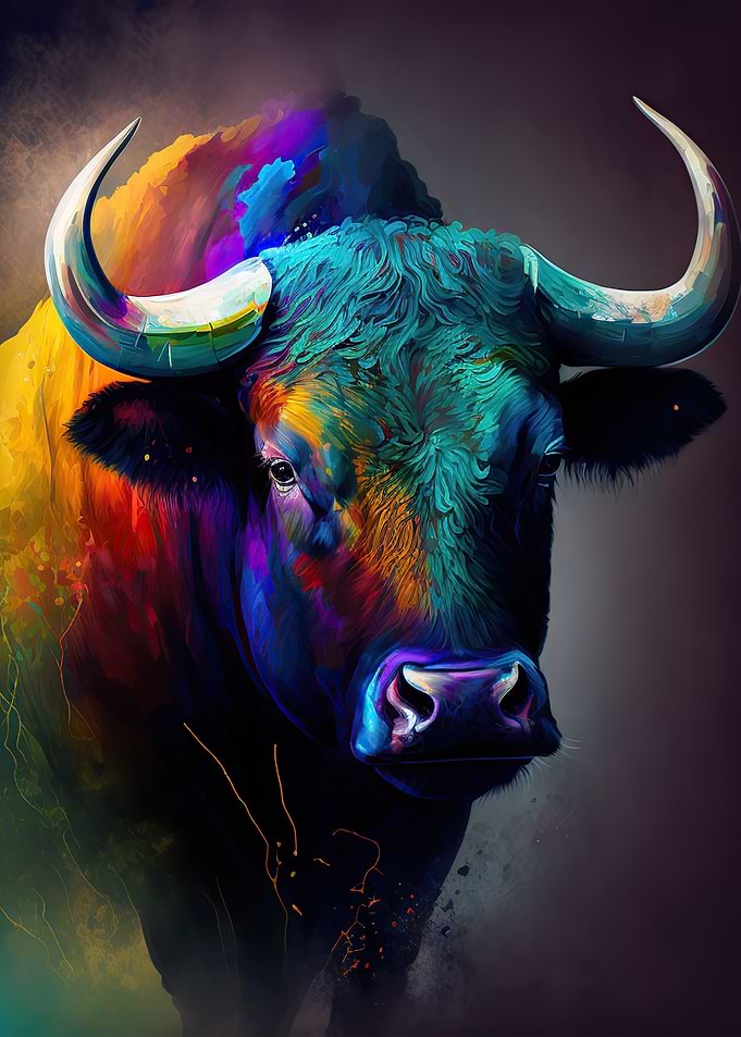 Buffalo Watercolor