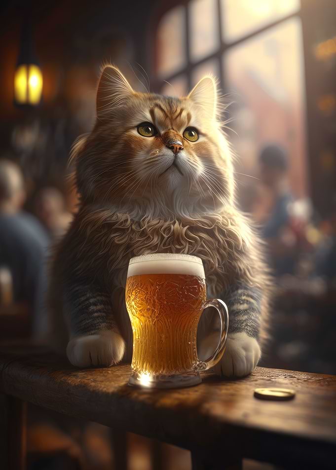 The Drinking Cat