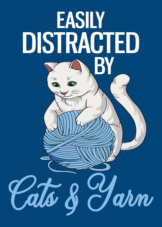 Distracted By Cats Yarn