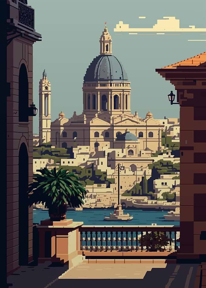 Valletta Pixel Art