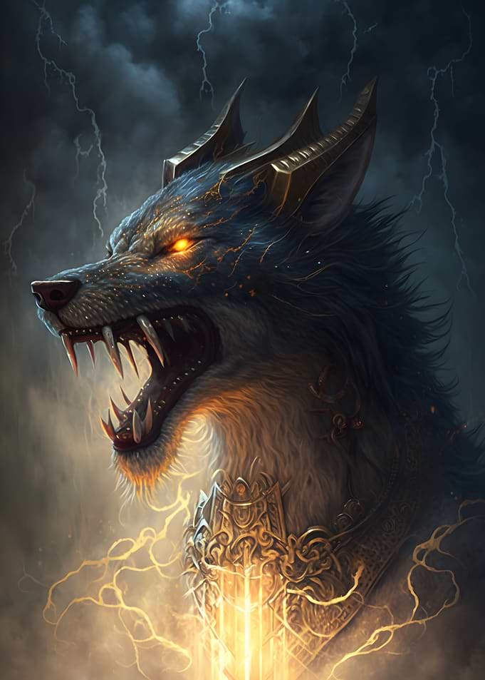 Fenrir Unchained Wolf