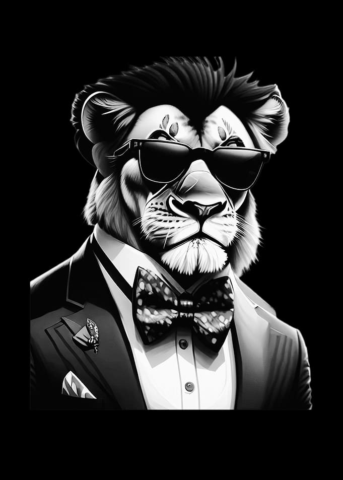 Lion Cat Cool Sunglasses