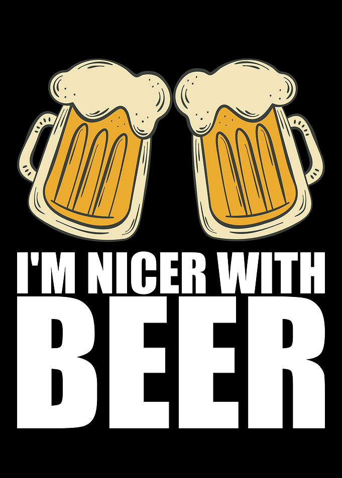Bier trinken Geschenk