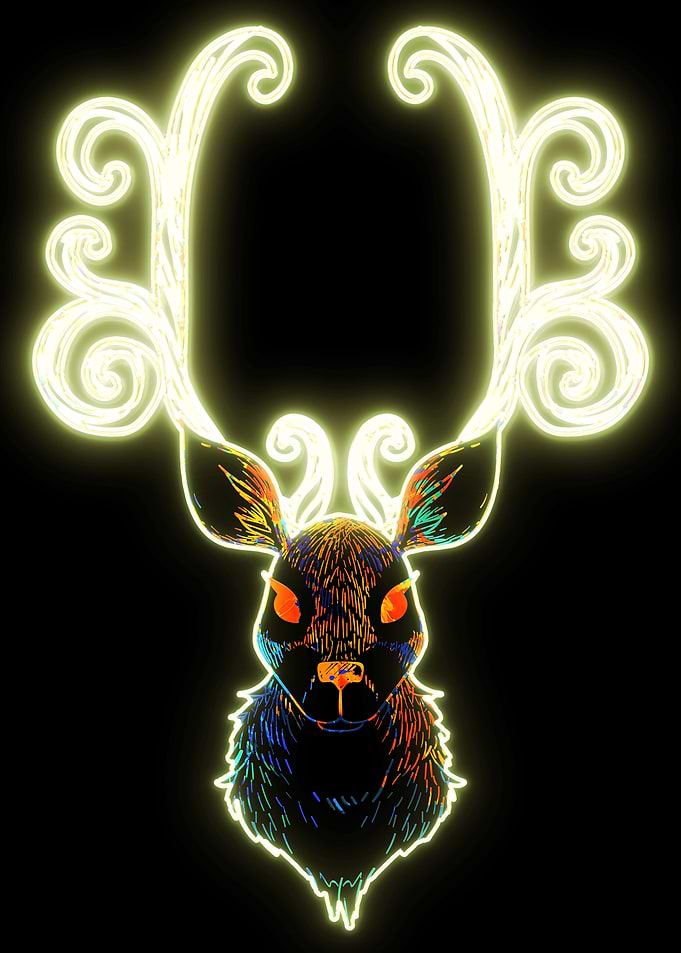 Deer with elk