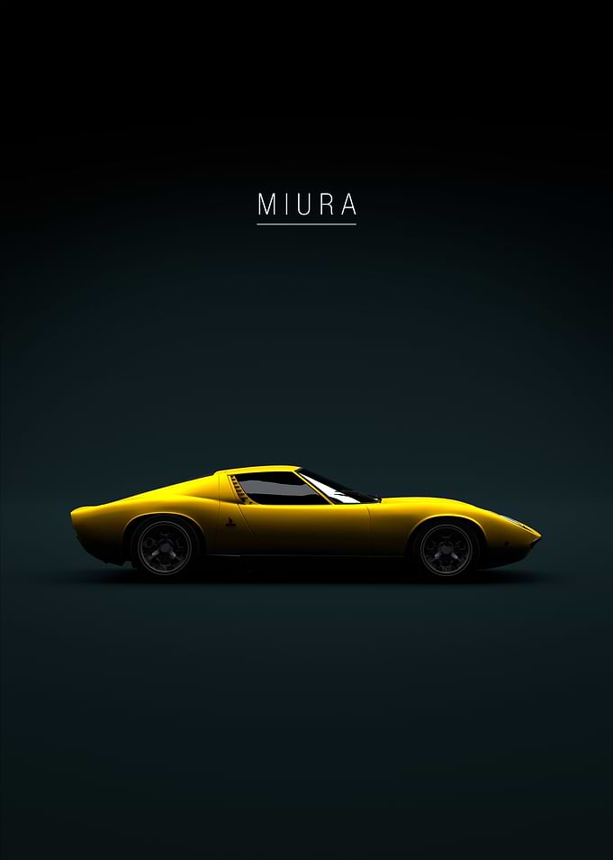 1967 Miura P400 Yellow