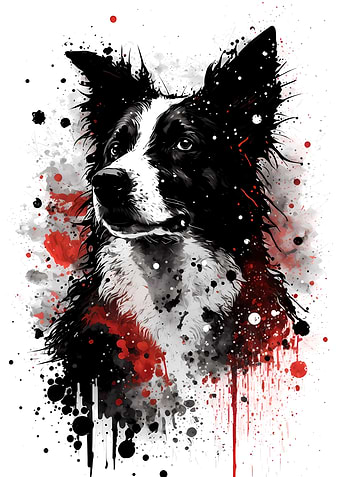 Border Collie Portrait