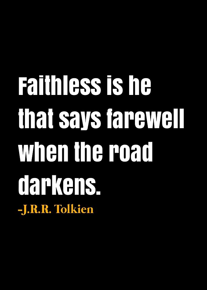 JRR Tolkien Quote