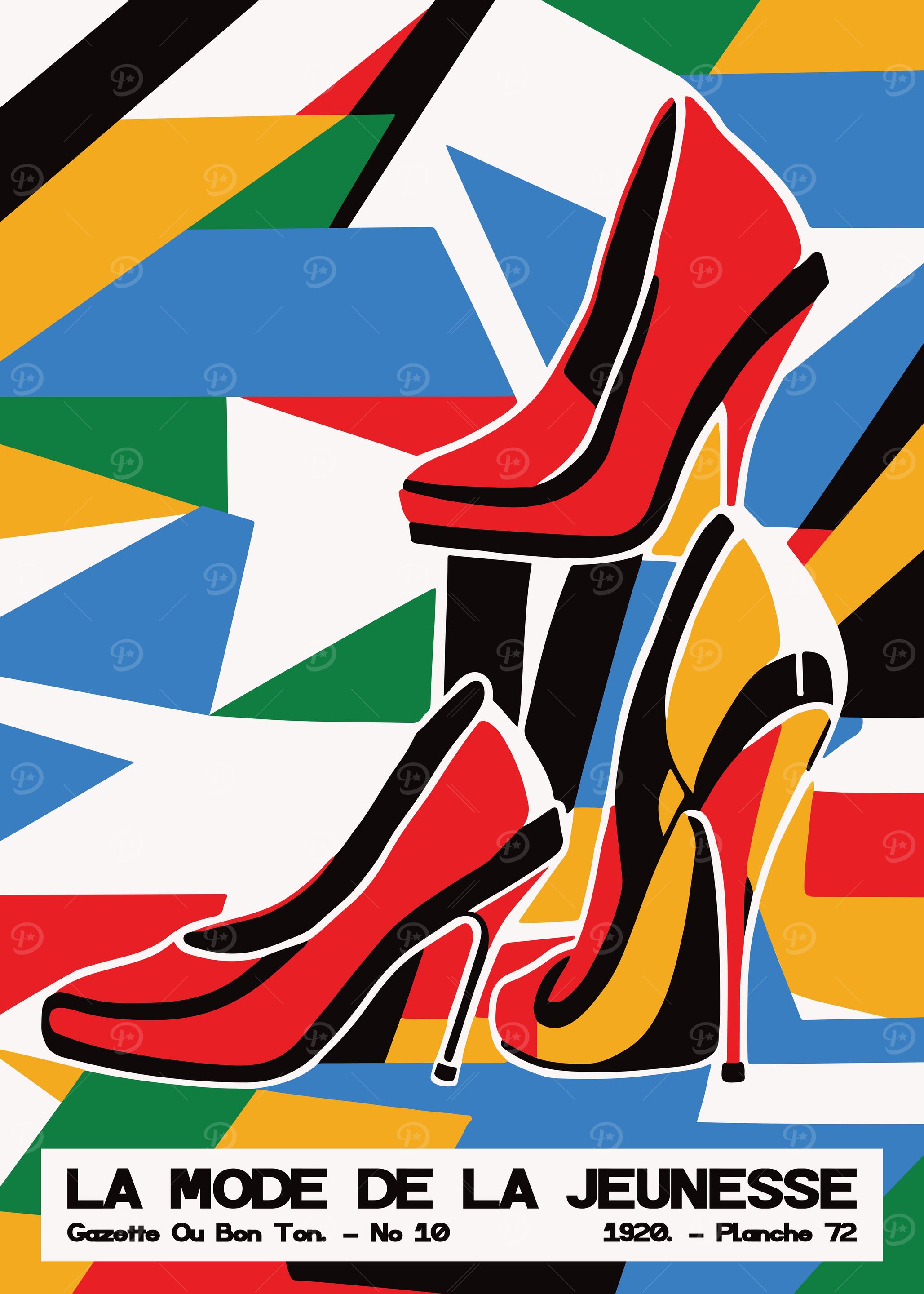 French Shoes Store Poster
