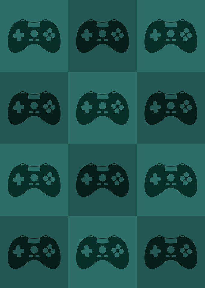 Gamer Controllers Teal