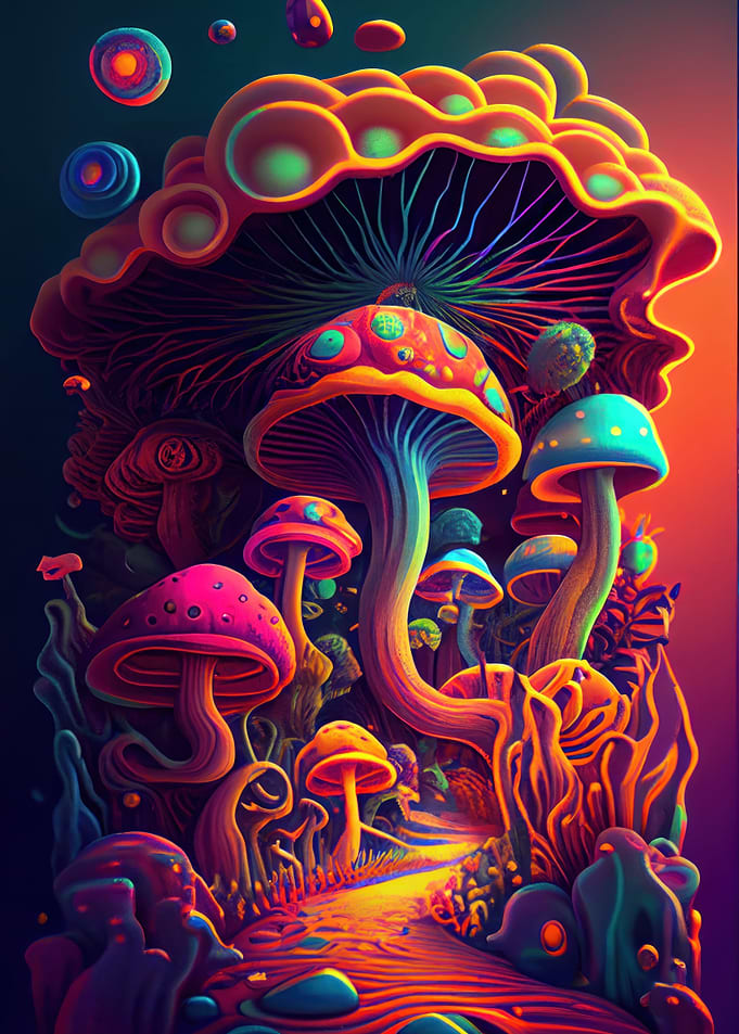 Trippy Mushrooms 2