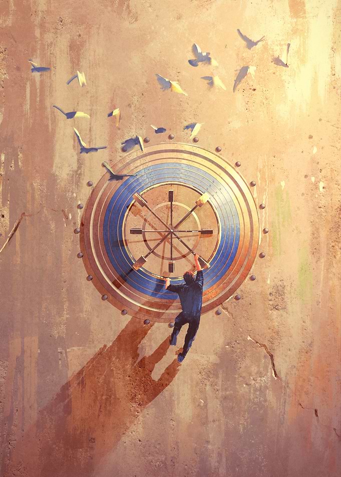 Man climbing