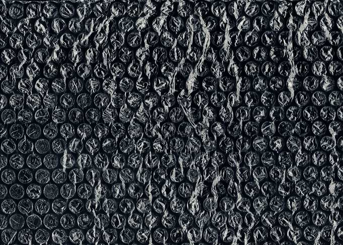 Bubble wrap sheet black bg