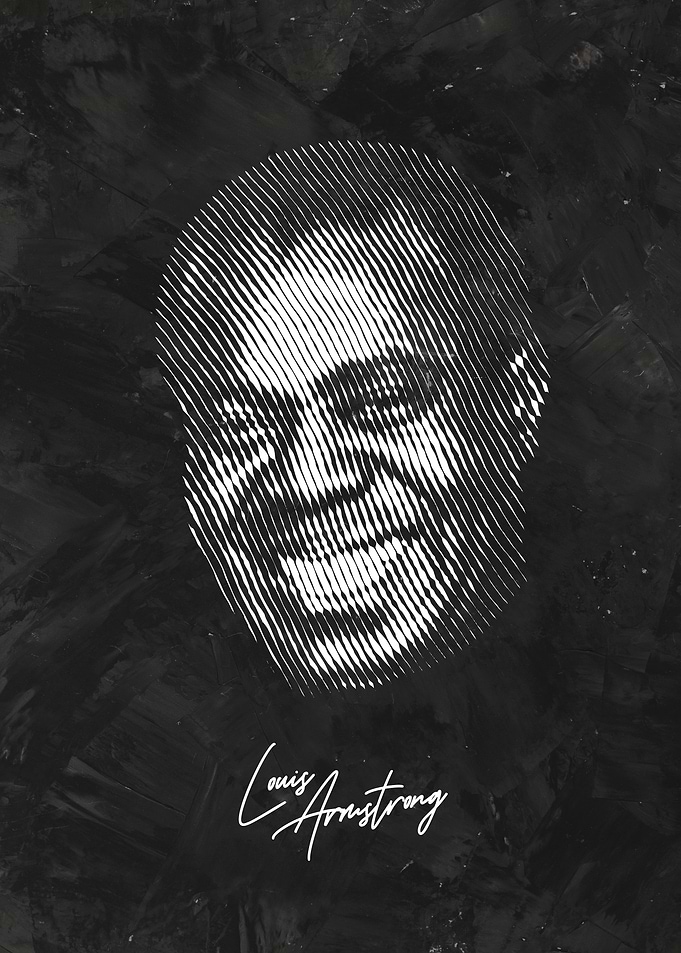 Louis Armstrong Portrait