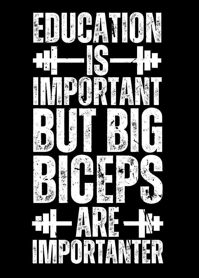 Big Biceps Importanter Gym