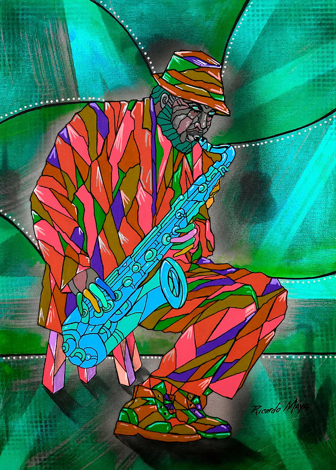Street Jazz Musician