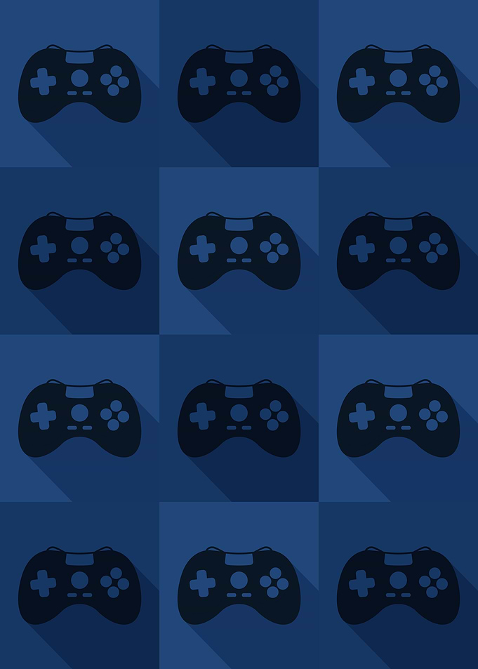 Gamer Controllers Blue