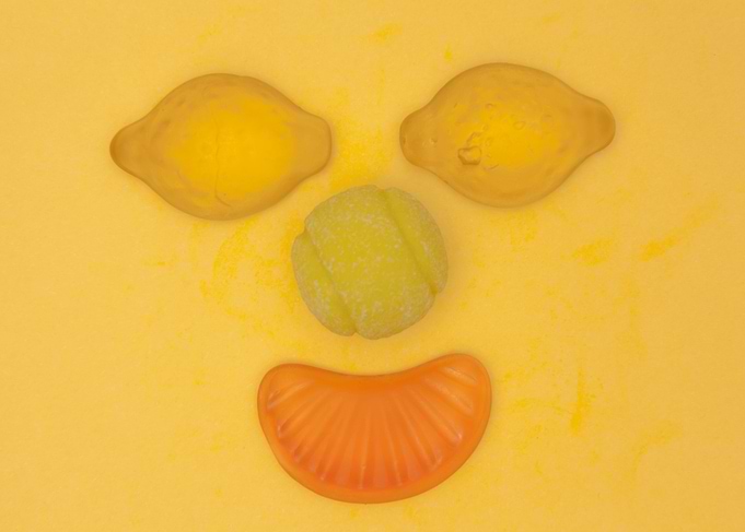 Candy face yel lemon orang