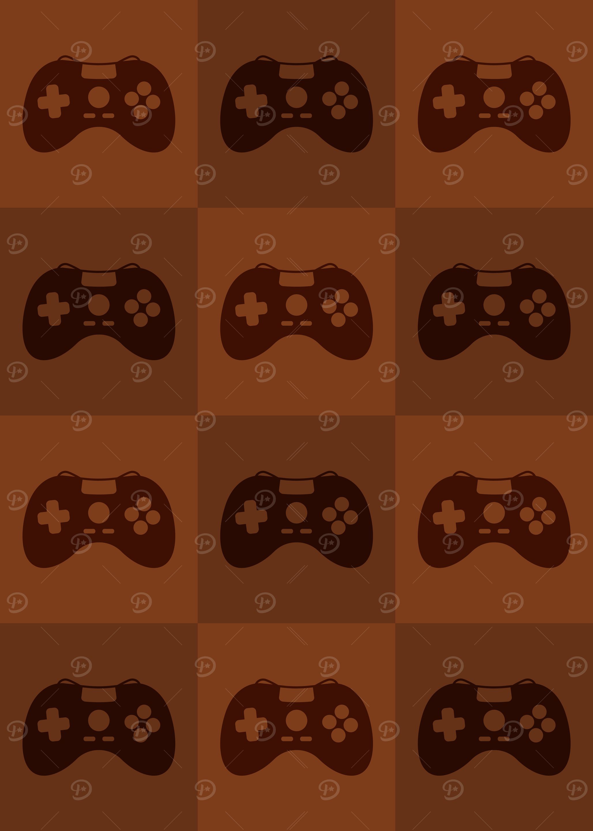 Gamer Controllers Orange