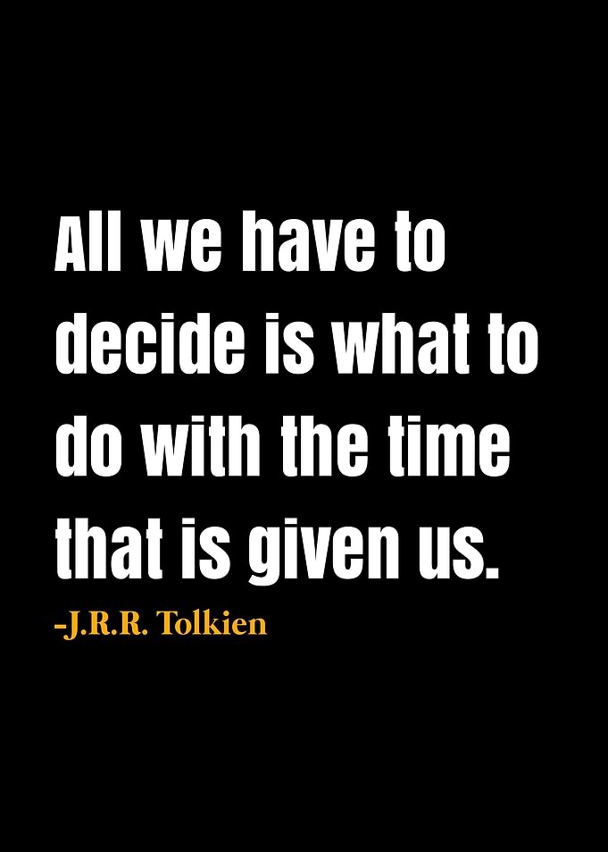 JRR Tolkien Quote