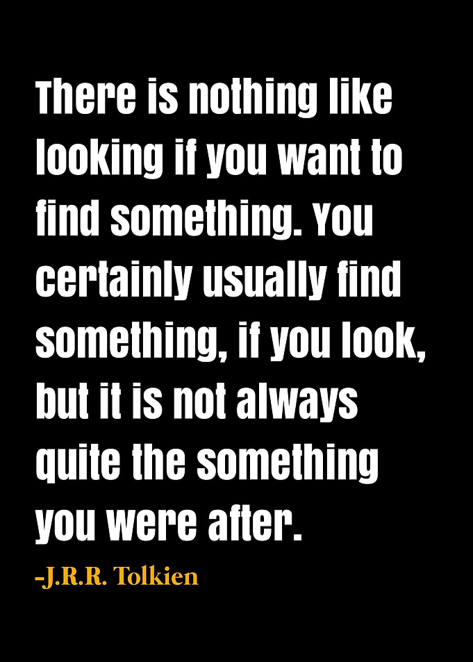 JRR Tolkien Quote