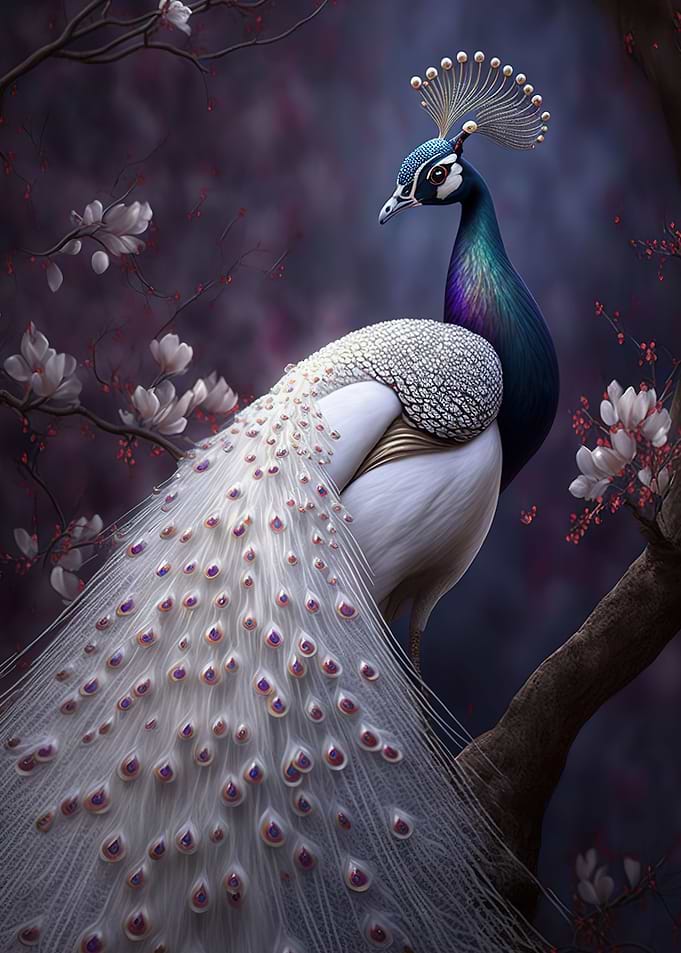 Magnificent peacock