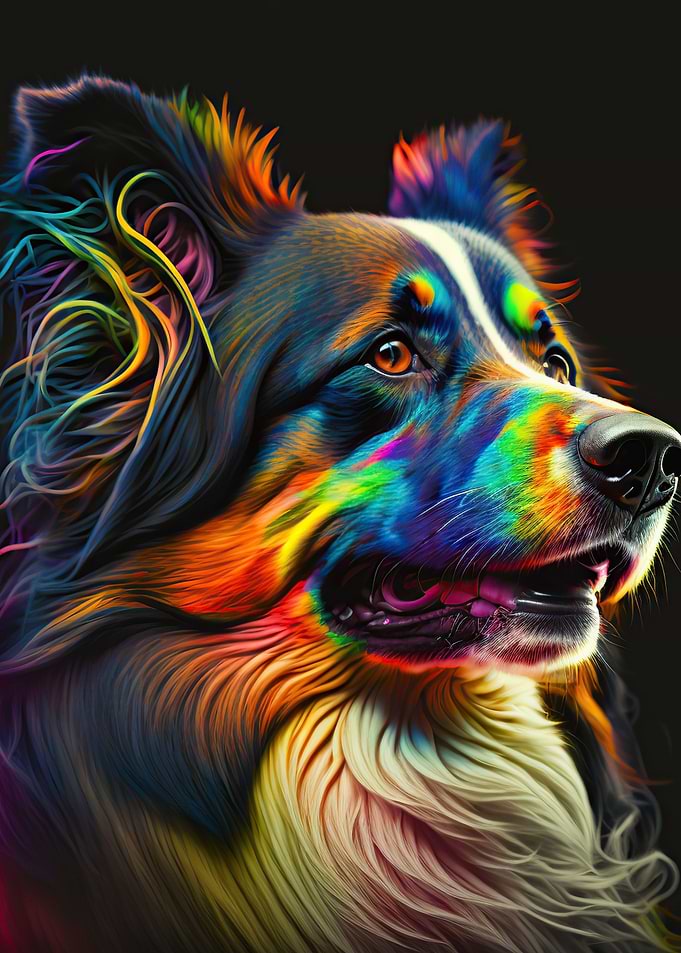 Dog Neon Animal