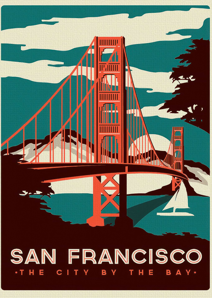 San Francisco Travel Art