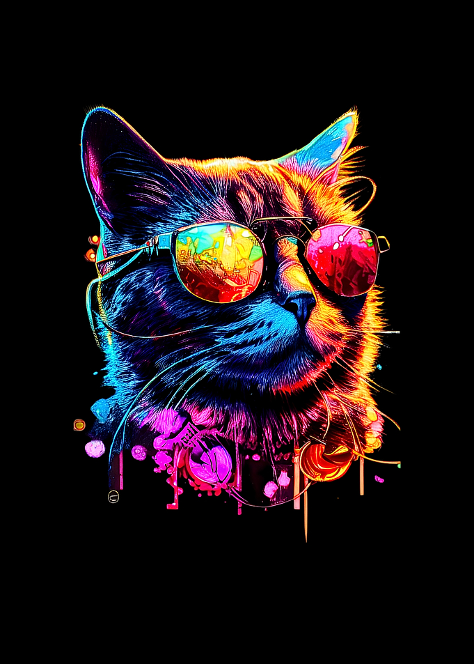 Cool Cat Sunglasses Kitty