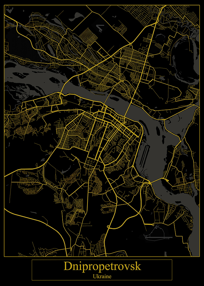 Dnipropetrovsk Ukraine Map