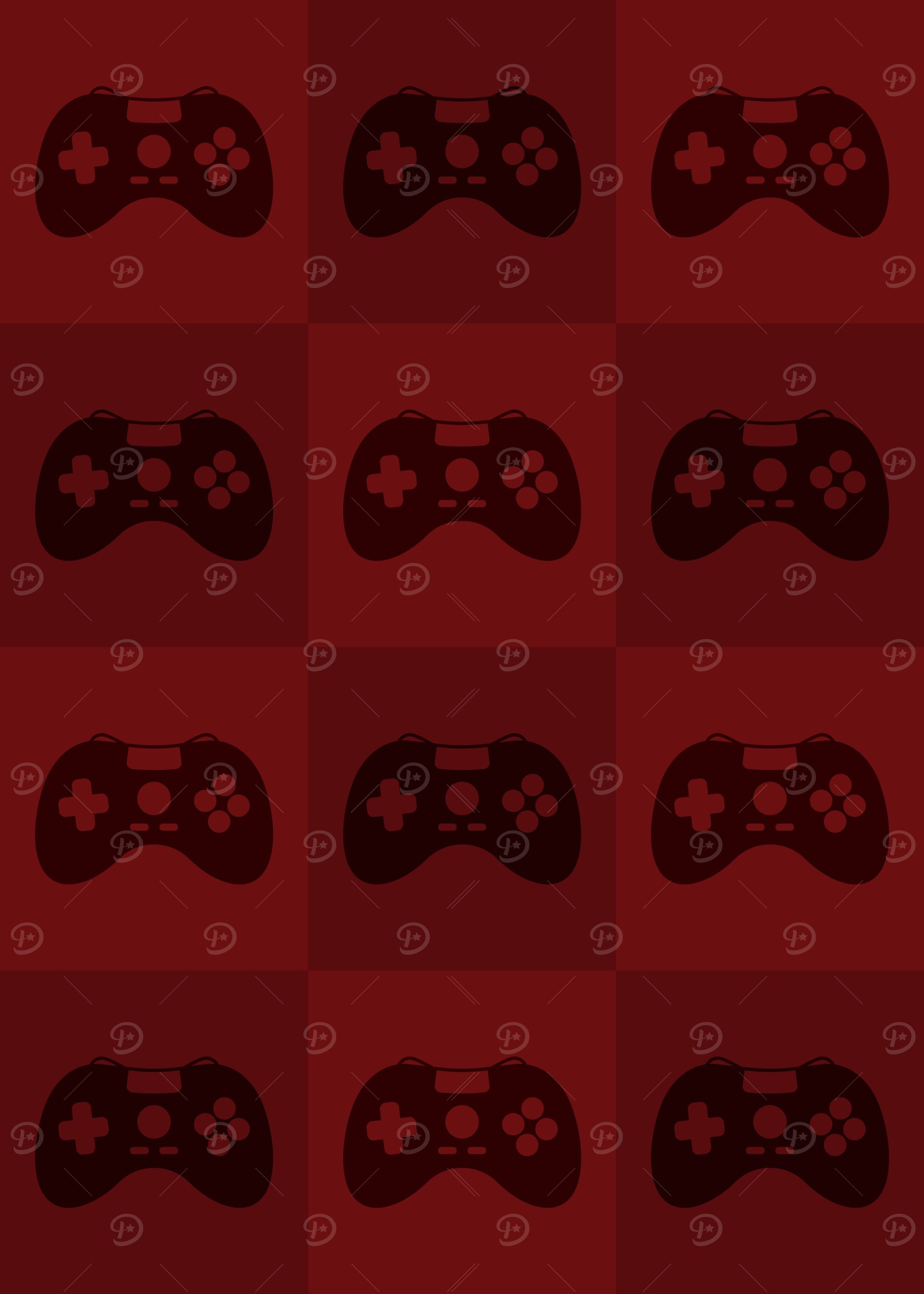 Gamer Controllers Red