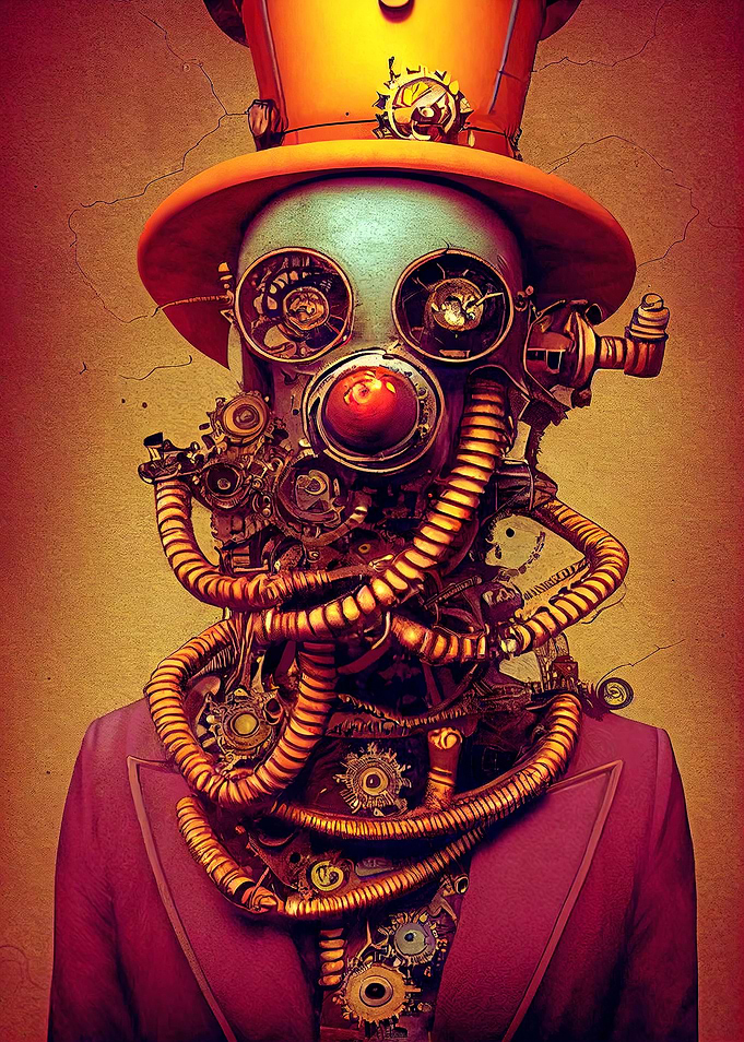 31 Steampunk Evil Clown