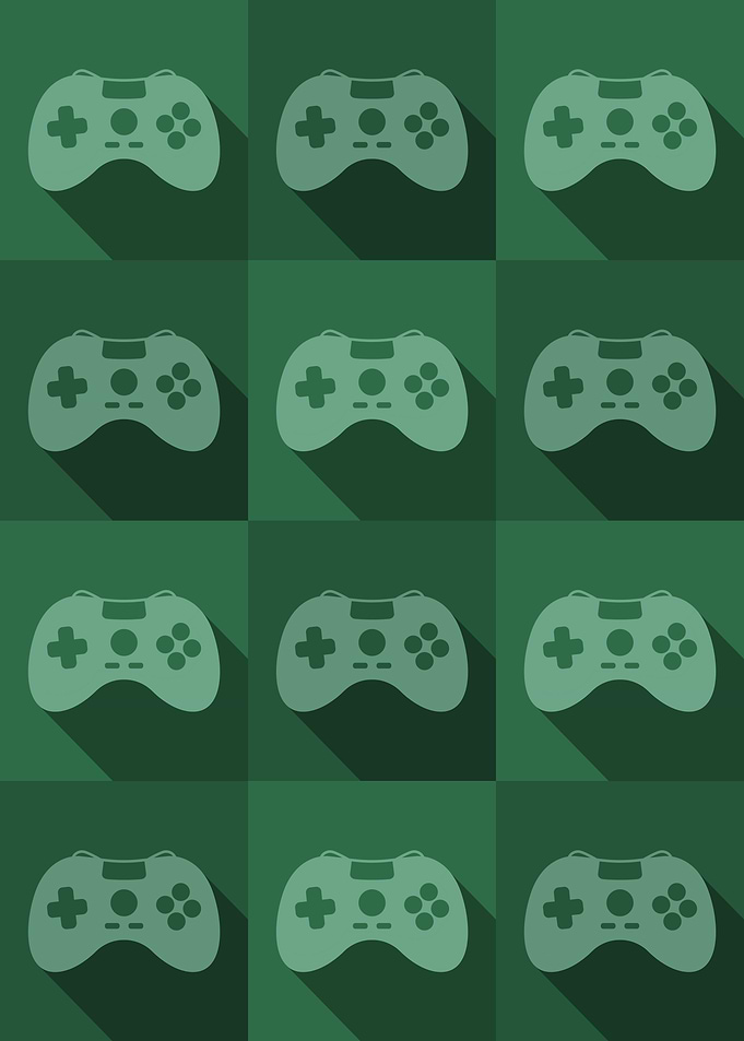 Gamer Controllers Green