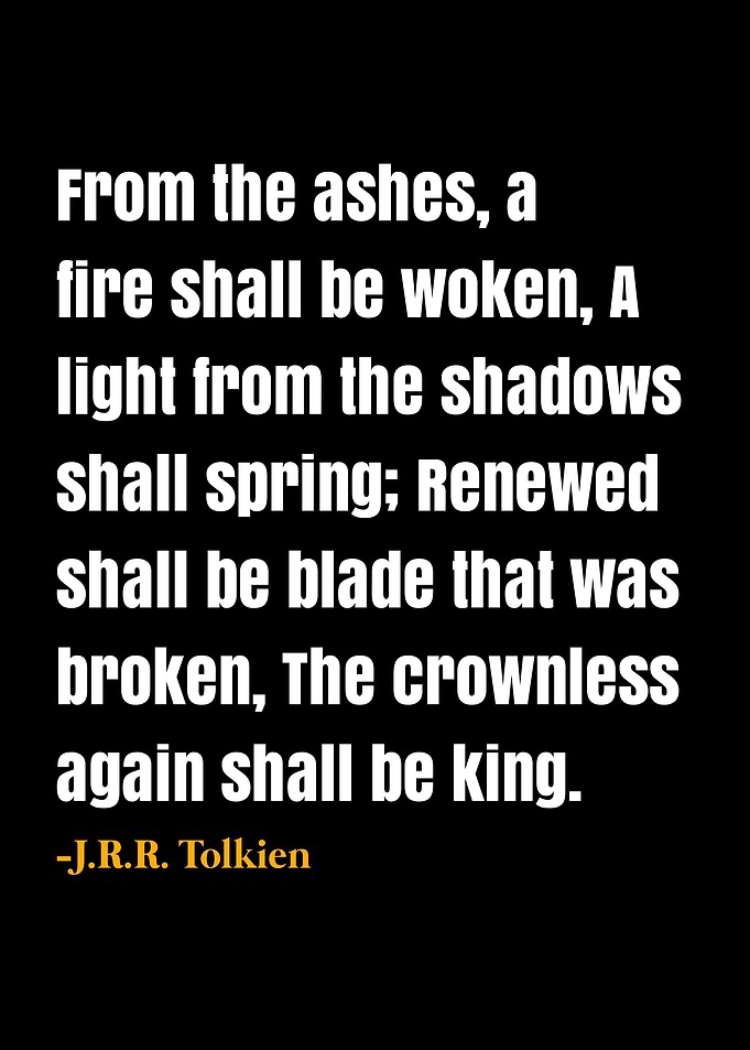 JRR Tolkien Quote