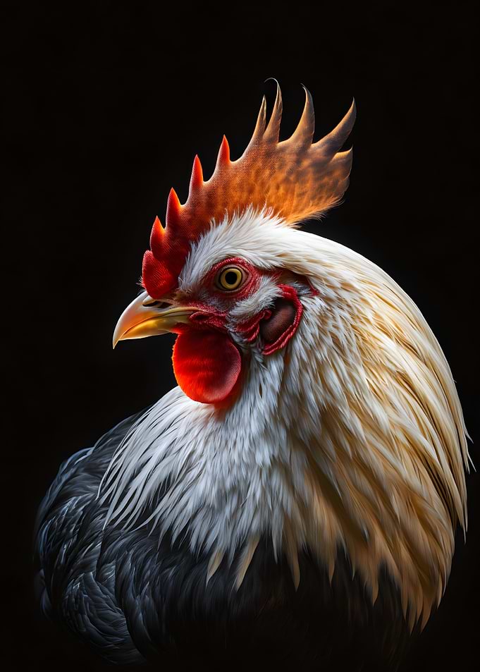 Chicken Portrait Photo
