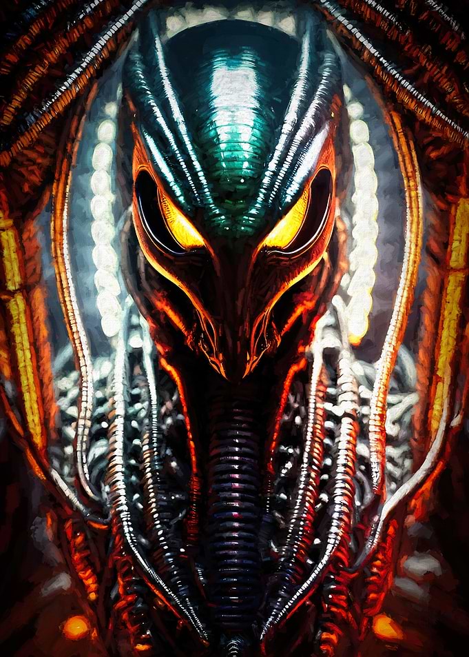 Wired up alien