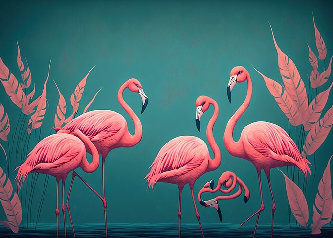 pink flamingo