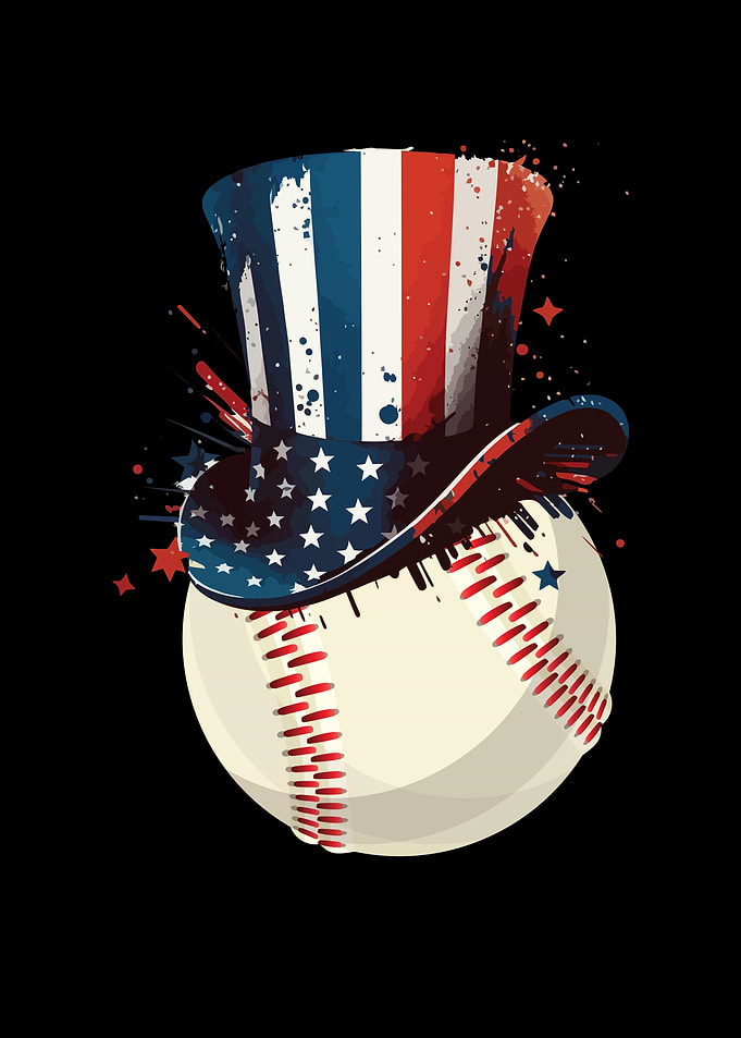 Fourth Of July Baseball