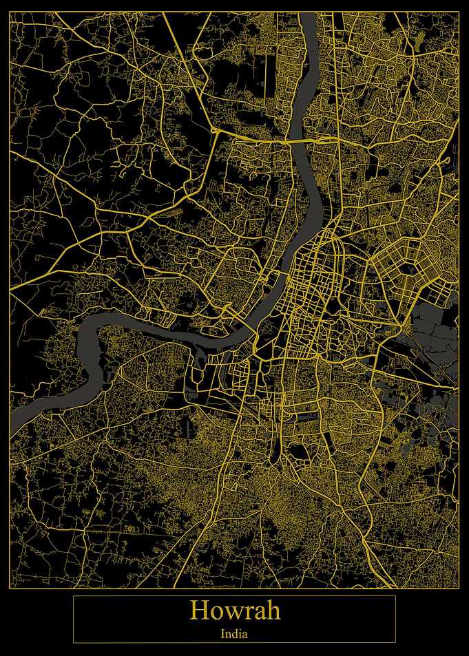 Howrah India Gold Map