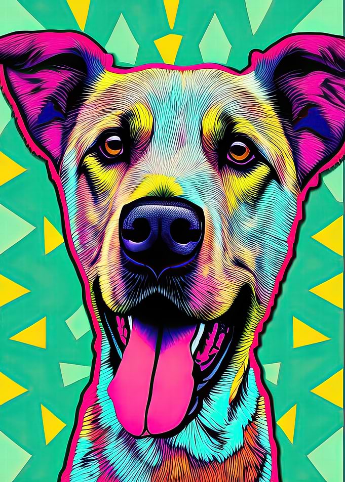Pop Art Dog 12