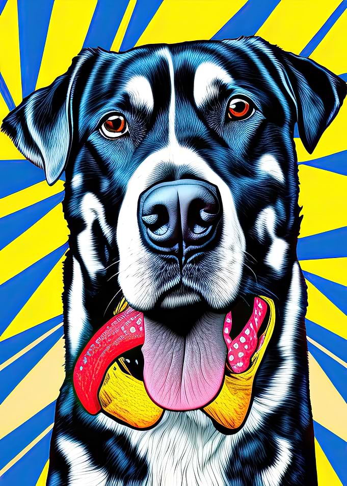 Pop Art Dog 11