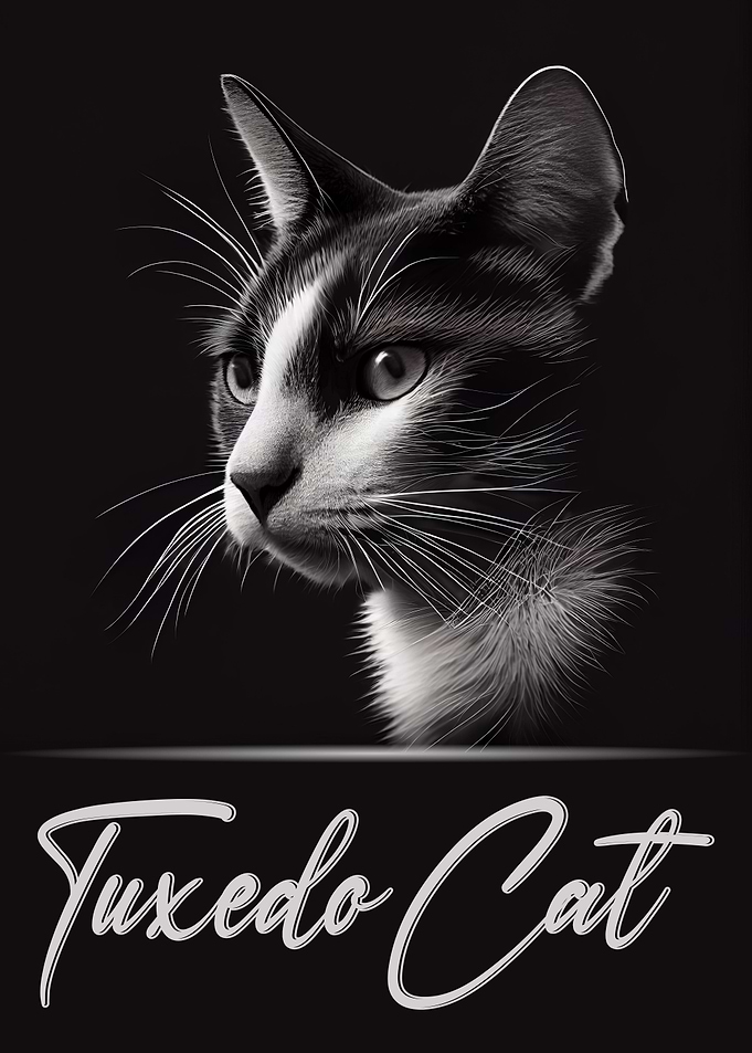 Elegant Tuxedo Cat