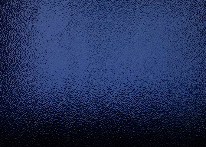 Frosted glass deep blue